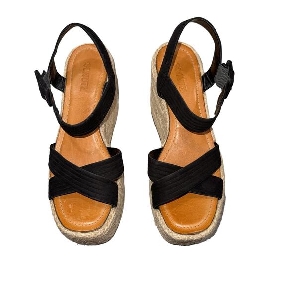 New! Schutz Blisse Platform Wedge Espadrille Chunky Sandal - Size 10 - Picture 9 of 12
